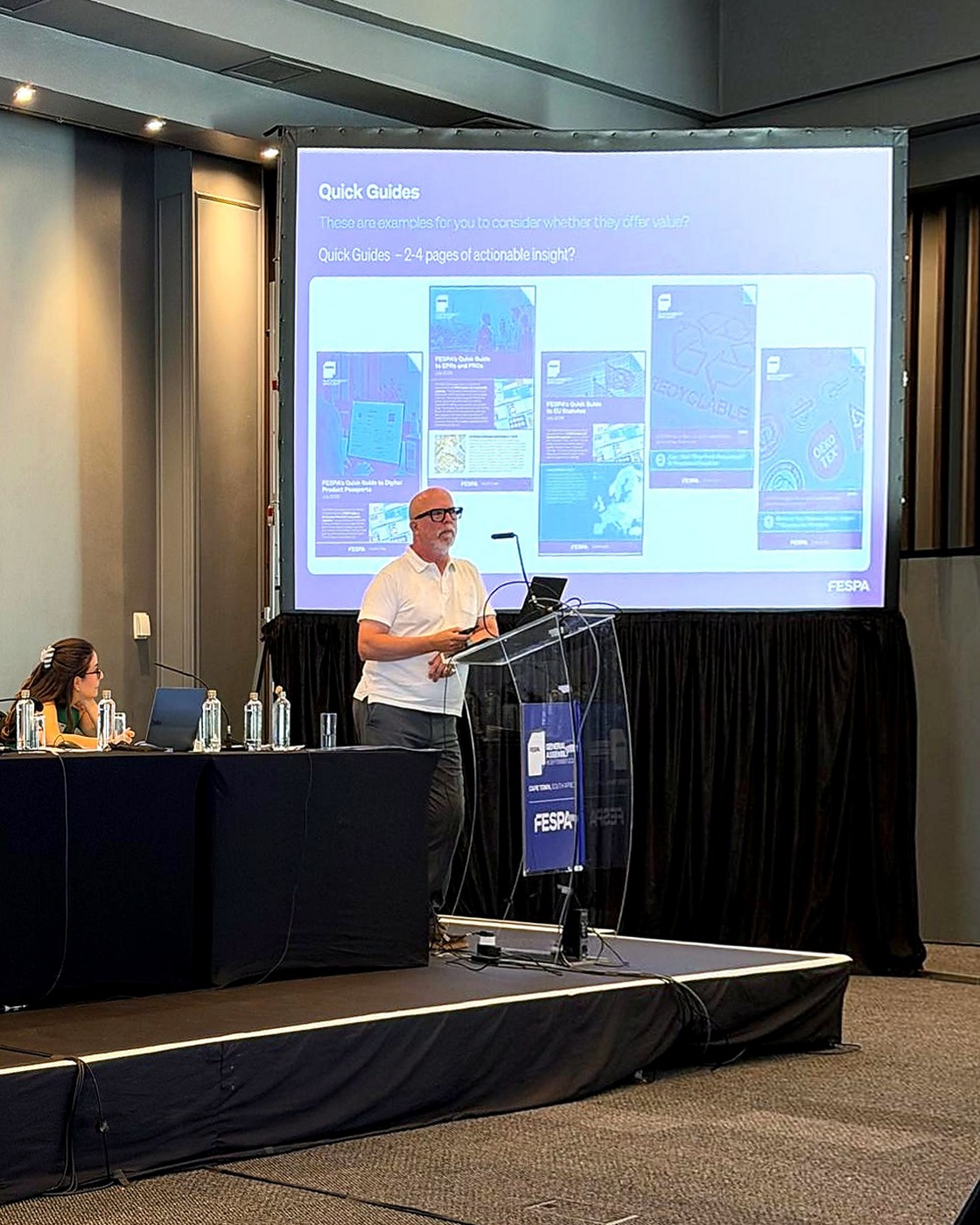 Session at the 2026 FESPA General Assembly focused on sharing resources and knowledge between associations